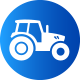 Agricultural Vehicle Windscreen Icon